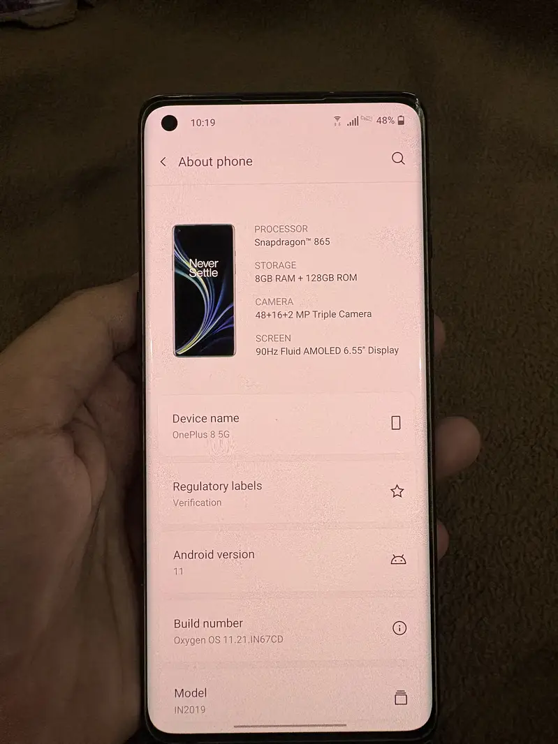 OnePlus 8 5G UW (Verizon) For Sale