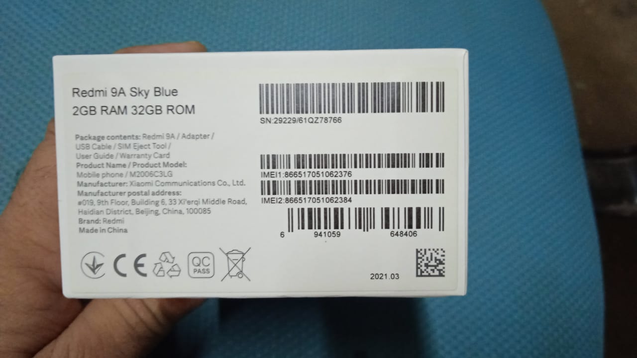 Xiaomi Redmi 9A Sport For Sale